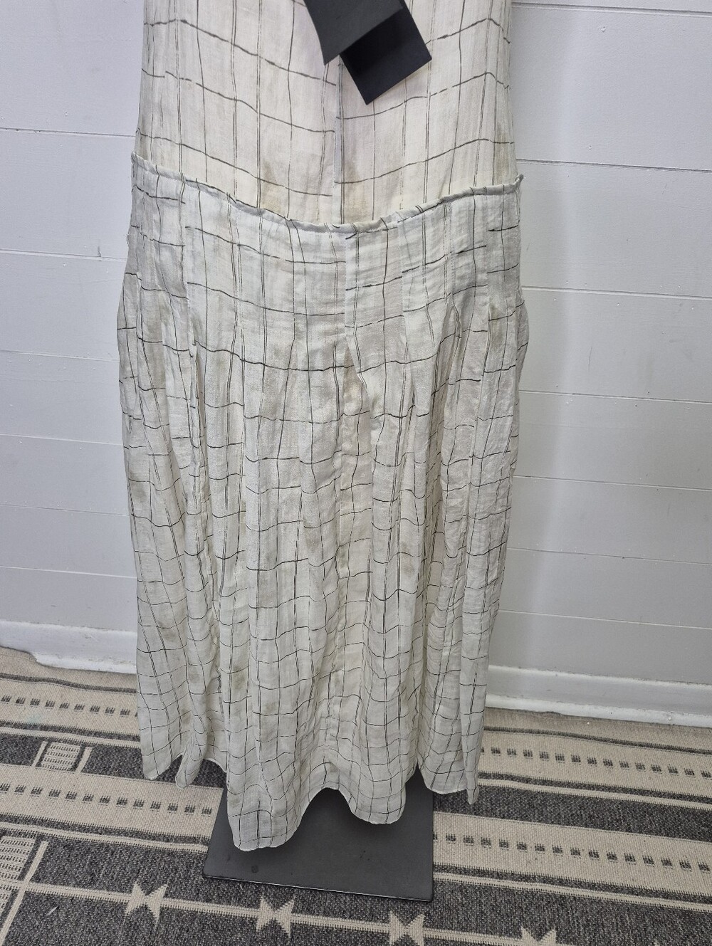 Massimo Dutti Drop Waist Midi Dress Size 2 - Picture 7 of 16